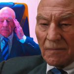 patrick stewart as charles xavier professor x in doctor strange in the multiverse of madness