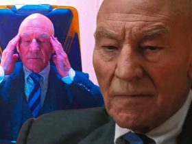 patrick stewart as charles xavier professor x in doctor strange in the multiverse of madness