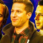 Bob Odenkirk as Saul Goodman, Andy Samberg as Jake Peralta, and Jeremy Strong as Kendall Roy