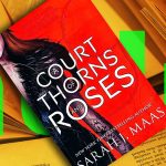 The A Court of Thorns and Roses book cover and the Hulu logo