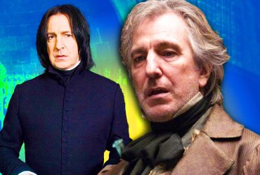 Alan Rickman as Judge Turpin in Sweeney Todd and as Severus Snape in Harry Potter