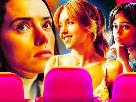 Daisy Ridley as Fran from Sometimes I Think About Dying & Sydney Sweeney as Bea from Anyone But You & Jenna Ortega as Cairo Sweet from Miller