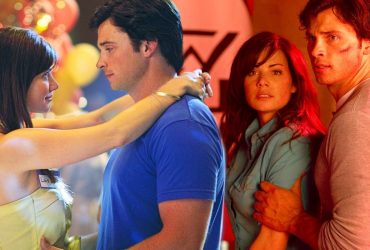 Smallville custom image of Lois and Clark slow dancing and looking afraid