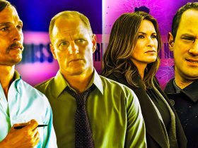 Mariska-Hargitay-as-Detective-Olivia-Benson-&-Christopher-Meloni-as-Detective-Elliot-Stabler-from-Law-&-Order-SVU-&-Matthew-McConaughey-as-Detective-Rust-Cohle-&-Woody-Harrelson-as-Detective-Marty-Hart-from-true-de