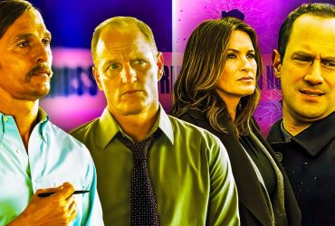 Mariska-Hargitay-as-Detective-Olivia-Benson-&-Christopher-Meloni-as-Detective-Elliot-Stabler-from-Law-&-Order-SVU-&-Matthew-McConaughey-as-Detective-Rust-Cohle-&-Woody-Harrelson-as-Detective-Marty-Hart-from-true-de