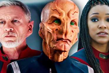 Commander Rayner, Captain Saru, & Captain Michael Burnham from Star Trek Discovery