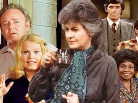 A collage image featuring All In The Family, The Jeffersons, and Maude - created by Tom Russell